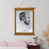 Een schets van Henry James Hangend Wandkleed (Slaapkamer)