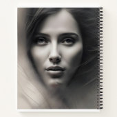 Een schets van het gezicht notitieboek (Achterkant)