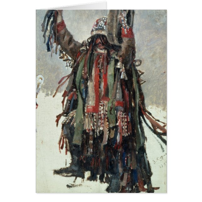 Een schets van Shaman voor Yermak (Voorkant)