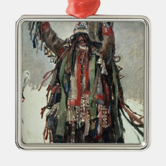 Een schets van Shaman voor Yermak Metalen Ornament (Voorkant)
