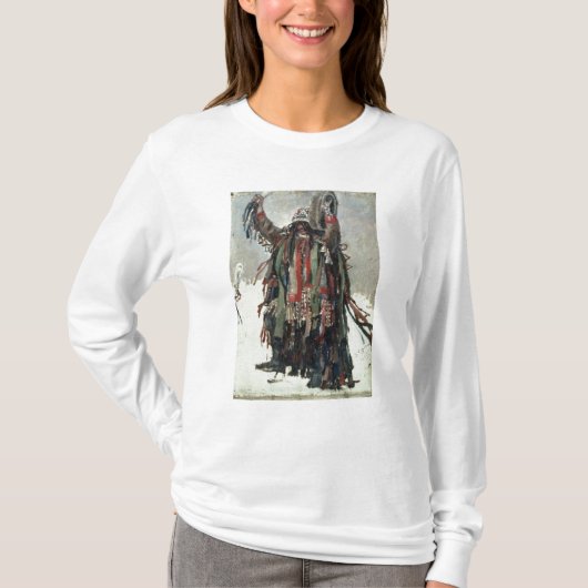Een schets van Shaman voor Yermak T-shirt (Voorkant)