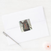 Een schets van Shaman voor Yermak Vierkante Sticker (Envelop)