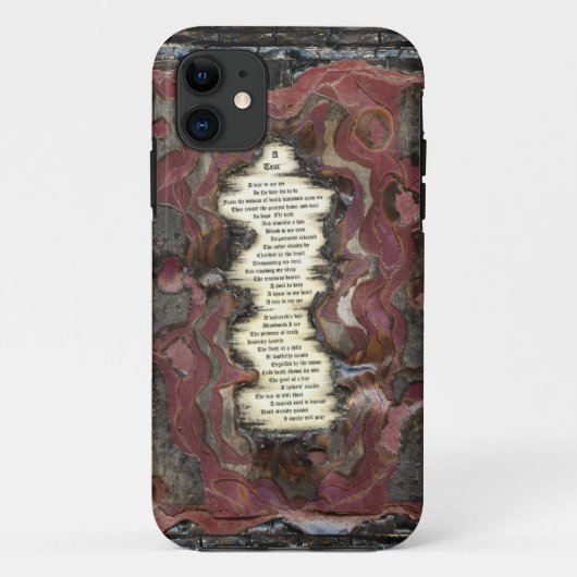 Een scheur Case-Mate iPhone case (Achterkant)