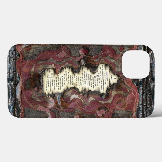 Een scheur Case-Mate iPhone case (Achterkant (horizontaal))