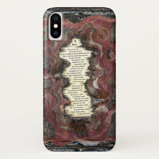 Een scheur Case-Mate iPhone case (Achterkant)