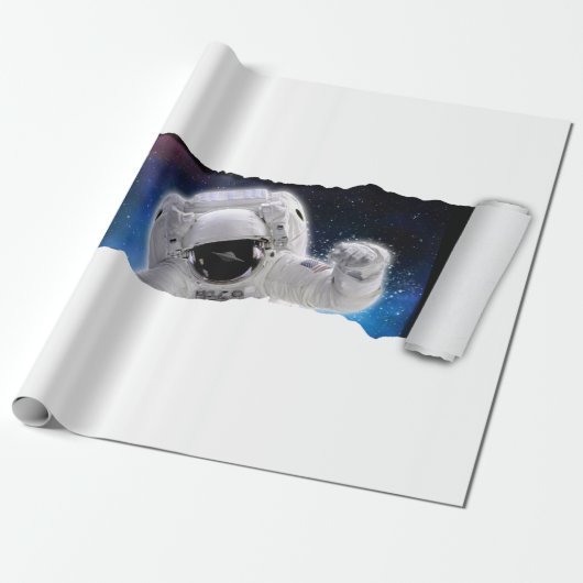 Een scheur in de ruimte - Astronaut Alien Encounte Cadeaupapier (Uitgerold)