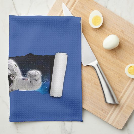 Een scheur in de ruimte - Astronaut Alien Encounte Theedoek (Quarter Fold)