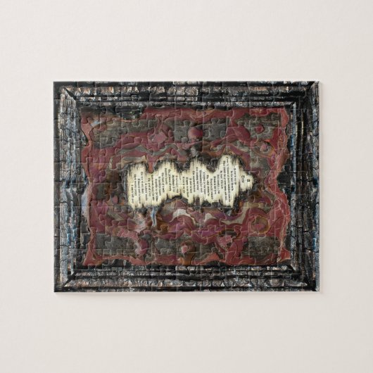 Een scheur legpuzzel (Horizontaal)