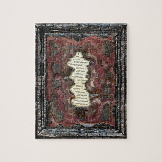 Een scheur legpuzzel (Verticaal)