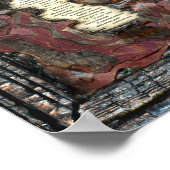 Een scheur poster (Hoek)