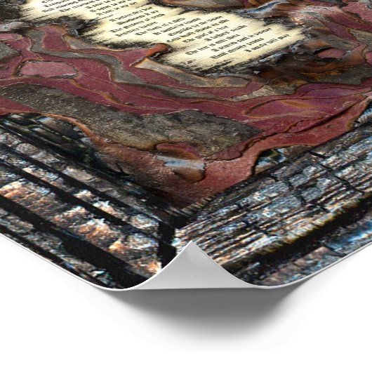 Een scheur poster (Hoek)