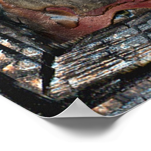 Een scheur poster (Hoek)