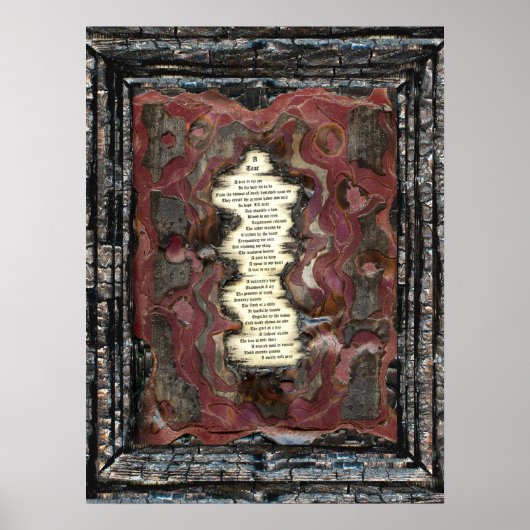 Een scheur poster (Voorkant)