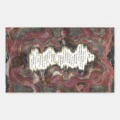 Een scheur rechthoekige sticker (Voorkant)