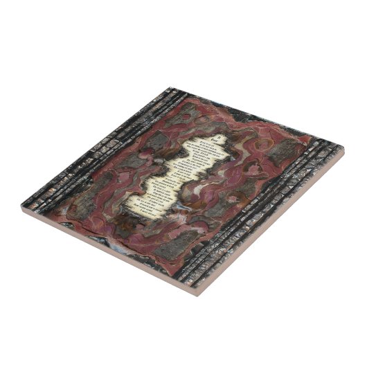 Een scheur tegeltje (Zijkant)