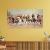 Een scheut voor het hout, 1889 canvas afdruk (Insitu (Woonkamer))