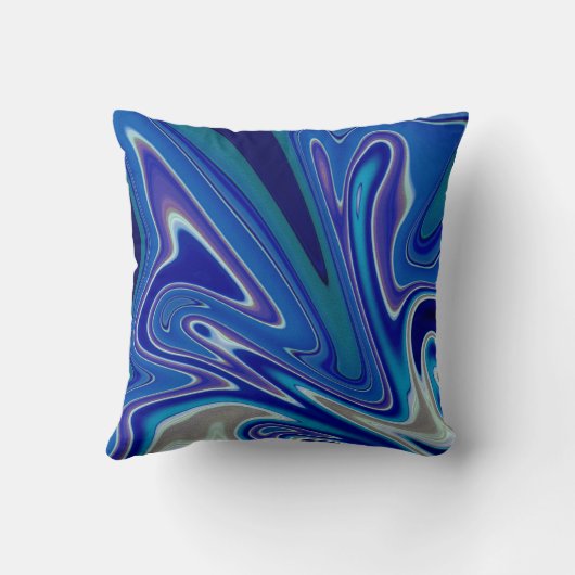 Een scheutje blauw kussen (Achterkant)