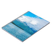 Een schiereiland dat bedekt is met dennenbossen notitieboek (Linkerzijde)