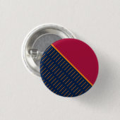Een schijfje roze ronde button 3,2 cm (Voorkant /achterkant)