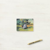 Een schilder aan het werk - Paul Cezanne - C1874 Post-it® Notes (Op bureau)