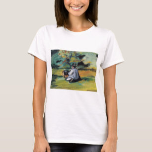 Een schilder aan het werk - Paul Cezanne - C1874 T-shirt