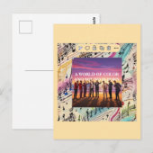 EEN SCHILDER MUZIEKLANDSCHAP BRIEFKAART (Voorkant / Achterkant)