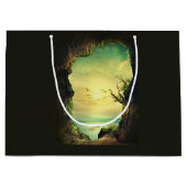 Een Schilderachtig foto van een tropisch Zee neger Groot Cadeauzakje (Voorkant)