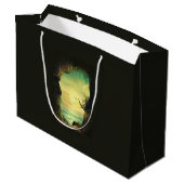 Een Schilderachtig foto van een tropisch Zee neger Groot Cadeauzakje (Achterkant Gekanteld)