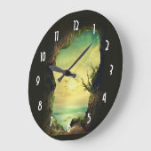 Een Schilderachtig foto van een tropisch Zee neger Grote Klok (Hoek)