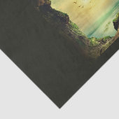 Een Schilderachtig foto van een tropisch Zee neger Tissuepapier (Detail)