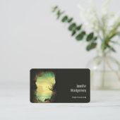 Een Schilderachtig foto van een tropisch Zee neger Visitekaartje (Staand voorkant)