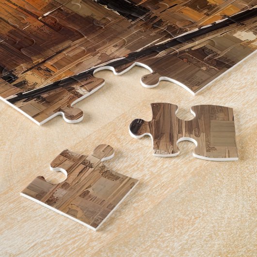 Een Schilderachtig Herfst in de Lichtstad, Parijs Legpuzzel (Zijkant)