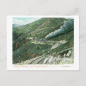 Een Schilderachtig spoorstaaf ViewMt. Tamalpais, C Briefkaart (Voorkant)