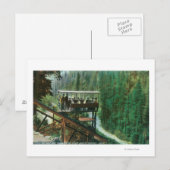 Een Schilderachtig spoorweg langs de Sacramento Briefkaart (Voorkant / Achterkant)