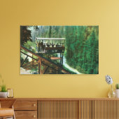 Een Schilderachtig spoorweg langs de Sacramento Canvas Afdruk (Insitu (Woonkamer))