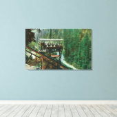 Een Schilderachtig spoorweg langs de Sacramento Canvas Afdruk (Insitu (Houten vloer))