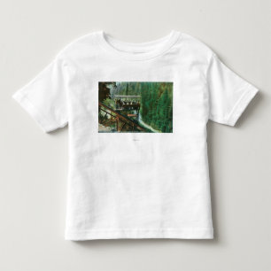 Een Schilderachtig spoorweg langs de Sacramento Kinder Shirts