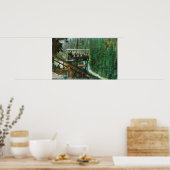 Een Schilderachtig spoorweg langs de Sacramento Poster (Keuken)