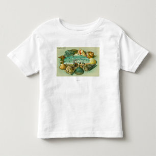 Een Schilderachtig Uitzicht aan de grens met zeesc Kinder Shirts