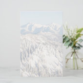 Een Schilderachtig Uitzicht van Snowy Mountains an Briefpapier (Staand voorkant)