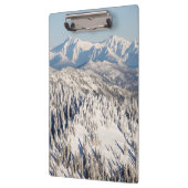 Een Schilderachtig Uitzicht van Snowy Mountains an Klembord (Links)