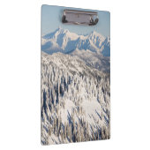 Een Schilderachtig Uitzicht van Snowy Mountains an Klembord (Rechts)