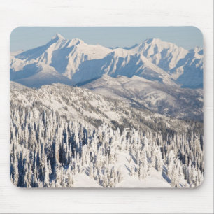 Een Schilderachtig Uitzicht van Snowy Mountains an Muismat