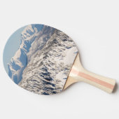 Een Schilderachtig Uitzicht van Snowy Mountains an Tafeltennisbatje (Zijkant)