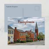 Een Schilderachtig Uitzicht van Wrightsville Penns Briefkaart (Voorkant / Achterkant)