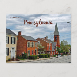Een Schilderachtig Uitzicht van Wrightsville Penns Briefkaart