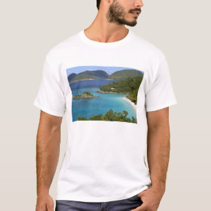 Een schilderachtig van Caneel Bay van een weg bij T-shirt
