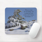 Een Schilderachtig winter van de Tijd en van de Se Muismat (Met muis)