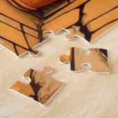 Een schilderachtige geplaveide straat legpuzzel (Zijkant)