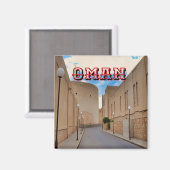 Een schilderachtige Omaanse straat Magneet (Voorkant / Achterkant)